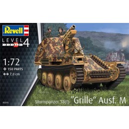 OBUS AUTOPROPULSADO Sd.Kfz. 138 Ausf. M GRILLE -Escala 1/72- Revell 03315