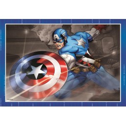 PUZZLE PROGRESIVO MARVEL 4 EN 1 - Clementoni 21525