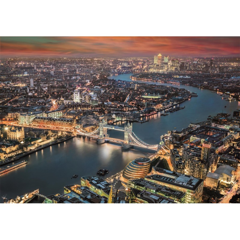 PUZZLE 2000 pzs LONDON AERIAL VIEW - Clementoni 32082