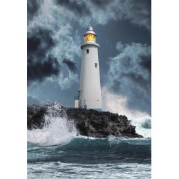 PUZZLE 1000 pzas FARO EN LA TORMENTA - Clementoni 39828