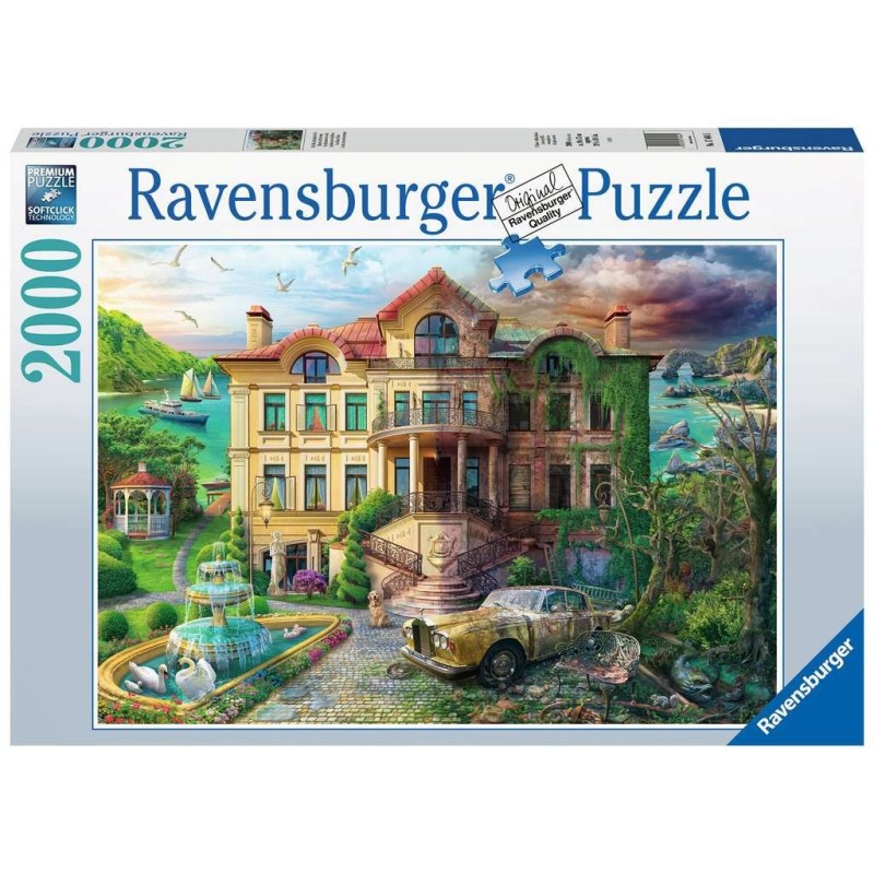 PUZZLE 2000 PZS LA VILLA A TRAVES DE LOS TIEMPOS - RAVENSBURGER 17464 98 X 75 CMS