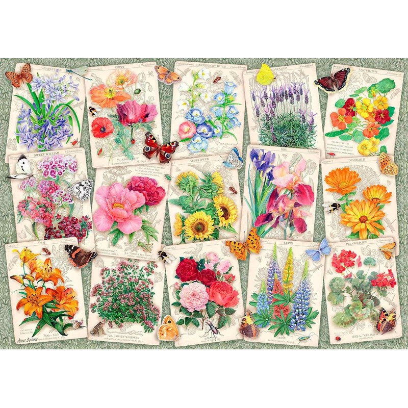 PUZZLE 1000 PZS COLECCION DE FLORES - RAVENSBURGER 17485 (70 X 50 CMS)