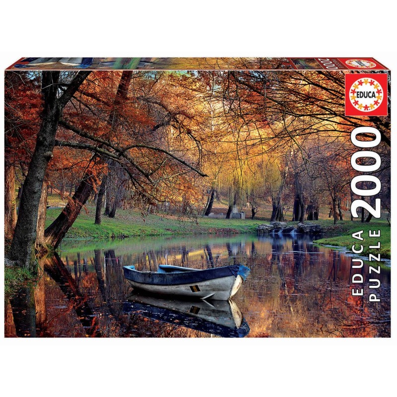 PUZZLE 2000 Pzas BARCA EN EL LAGO - Educa 19275