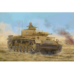 CARRO DE COMBATE Sd. Kfz. 141 Ausf. J Panzer III -Escala 1/16- Trumpet