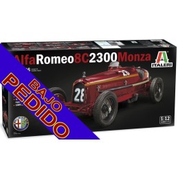 ALFA ROMEO 8C 2300 Monza -Escala 1/12- Italeri 4706