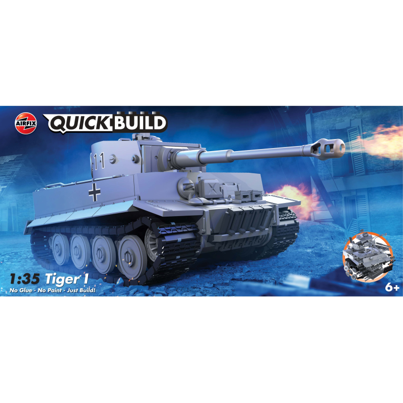 QUICKBUILD: CARRO DE COMBATE TIGER I -Airfix J6041