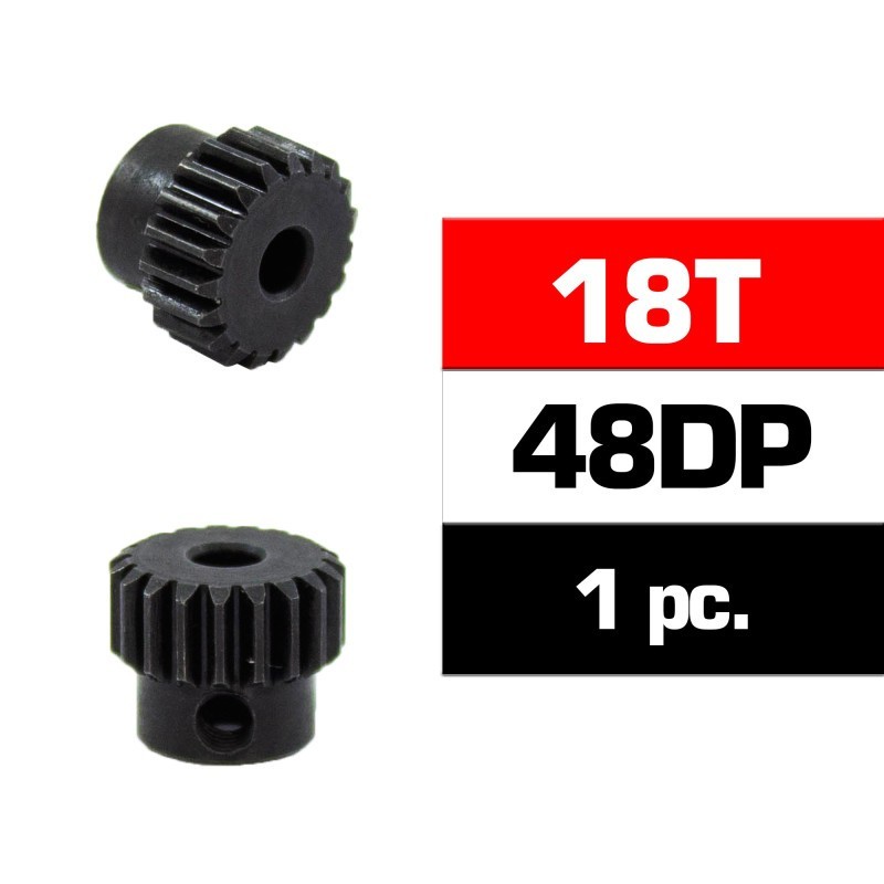 PIÑON 48DP 18T HSS DIAMETRO 3,17mm