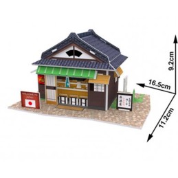 PUZZLE 3D JAPANESE FLAVOR: IZAKAYA  16,5 X 11.2 X 9.2 CMS 25 PZAS CUBIC FUN W3102