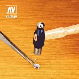 PINZA RECTA DE ACERO INOX. 175MM - VALLEJO T12008