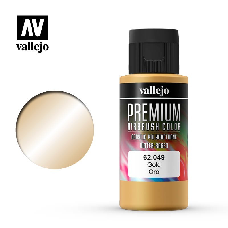 PINTURA LEXAN PREMIUN RC: ORO 60 ml - Vallejo 62049