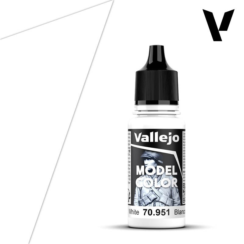 BLANCO (17 ml) Nº1 FS37925 RAL9016 RLM21 - VALLEJO MODEL COLOR