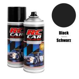 SPRAY PURE BLACK LEXAN 150 ml - RC CAR COLOURS 610