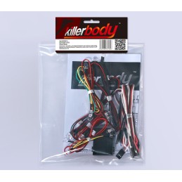 SET DE LUCES 18 LEDS 18 UNIDS CON CAJA CONTROLADORA CENTRALITA, PARA CRAWLERS, DRICT, CAMIONES RC...