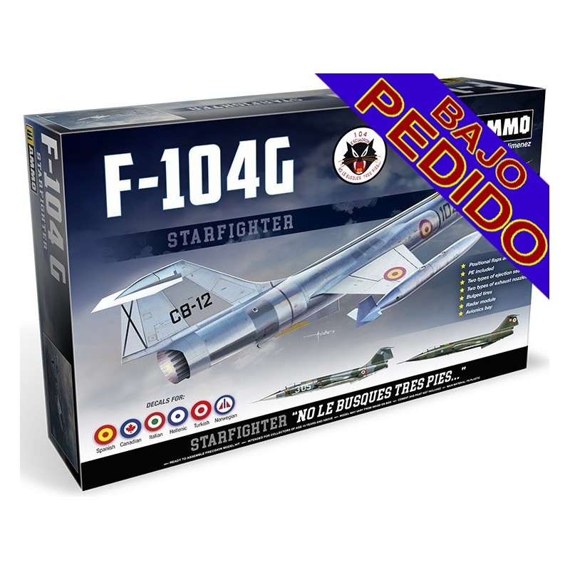 LOCKHEED F-104 G STARFIGHTER (ESPAÑA) -Escala 1/48- Ammo MIG 8504