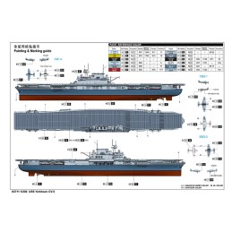 PORTAAVIONES U.S.S. YORKTOWN CV-5 -Escala 1/200- Trumpeter 03711