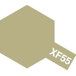 PINTURA ACRILICA MARRON CUBIERTA MATE XF-55 (23 ml) - Tamiya 81355 / XF-55
