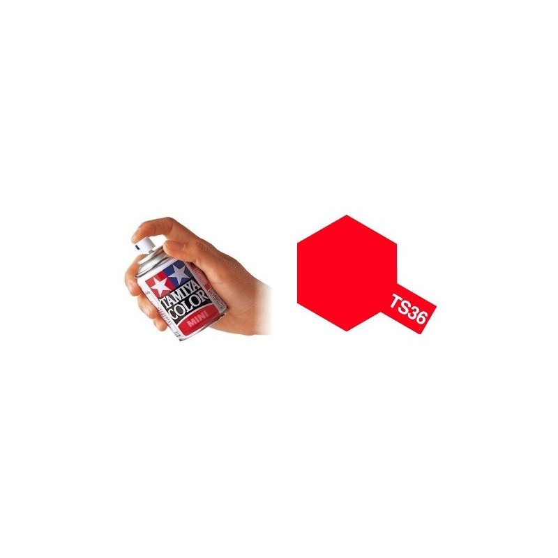 SPRAY ESMALTE TS-36 ROJO FLUORESCENTE