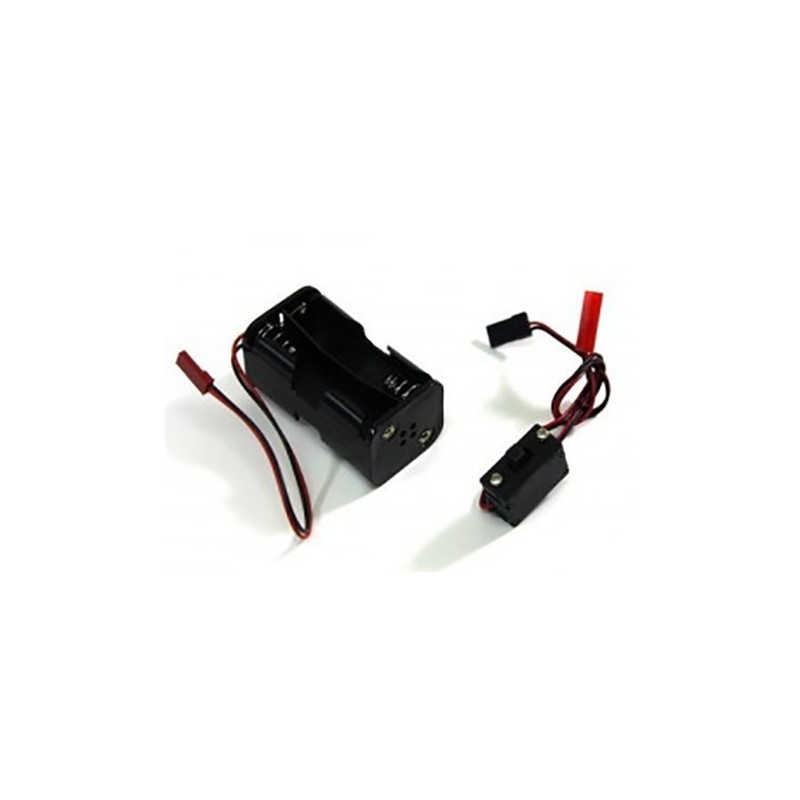 PORTAPILAS  4AA + INTERRUPTOR PARA RECEPTOR