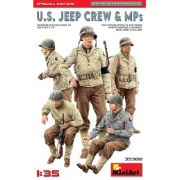 TRIPULACION DE JEEP & POLICIA MILITAR U.S. ARMY (Ed. Especial) -Escala 1/35- MiniArt 35308