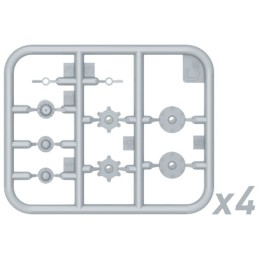 SET RUEDAS CAMIONES FAMILIA ZIS-6 -Escala 1/35- MiniArt 35201