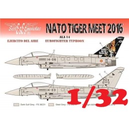 CALCAS NATO TIGER MEET 2016 -Eurofighter Typhoon- 1/32 - Series Españolas SE3532