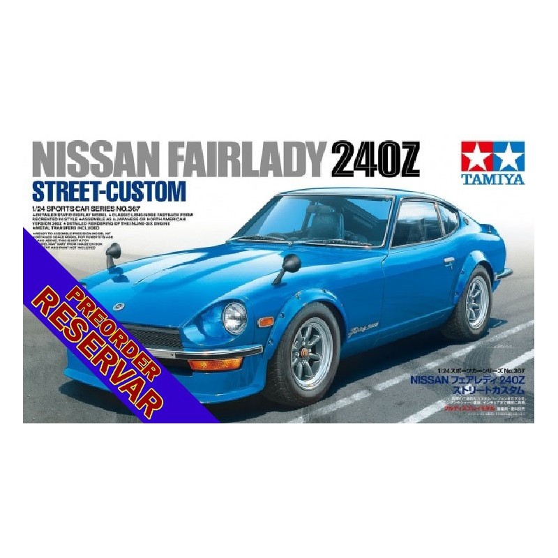 NISSAN FAIRLADY 240Z Street-Custom -Escala 1/24- Tamiya 24367