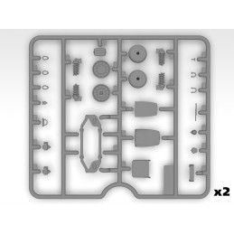 VEHICULO TODOTERRENO Humvee M1097A2 -Escala 1/35- ICM 35435