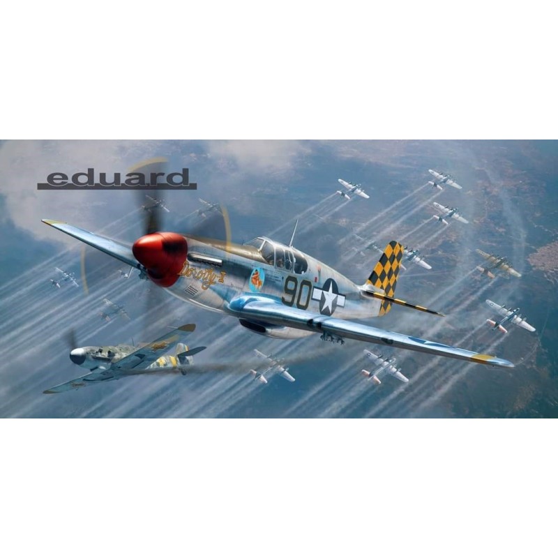 NORTH AMERICAN P-51B Mustang "Birdcage canopy" -Escala 1/48- Eduard 82107