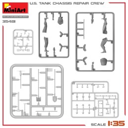 CARRISTAS U.S. ARMY REPARANDO VEHICULO -Escala 1/35- MiniArt 35481