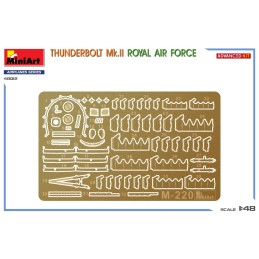 REPUBLIC P-47 THUNDERBOLT Mk-II "Royal Air Force" Advanced Kit -Escala 1/48- MiniArt 48012