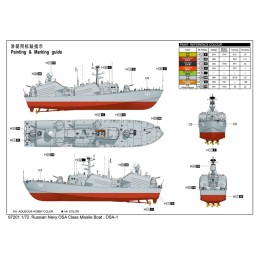 LANCHA LANZAMISILES CLASE OSA-1 Rusia -Escala 1/72- I Love Kit 67201