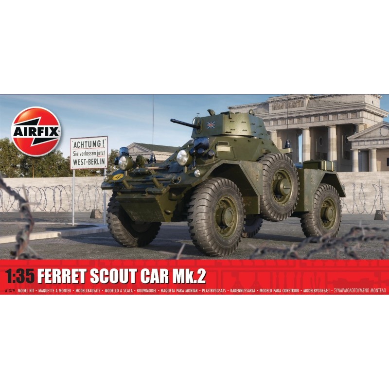 VEHICULO BLINDADO FERRET MK.2 -Escala 1/35- Airfix A1379