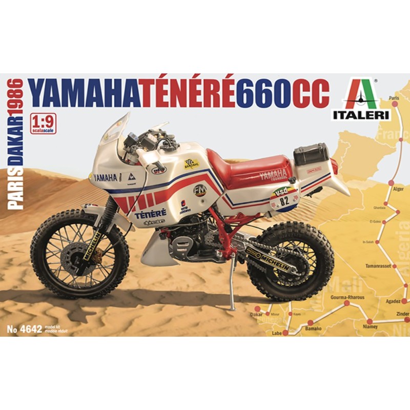 YAMAHA TENERE Paris-Dakar" (660 cc) 1984 -1/9- ITALERI 4642"