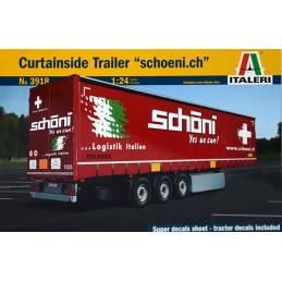 TRAILER LONA "Schoeni.ch" -Escala 1/24- Italeri 3918