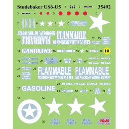 CAMION STUDEBAKER US6-05 (Cuba combustible) U.S. Army -Escala 1/35- ICM 35490