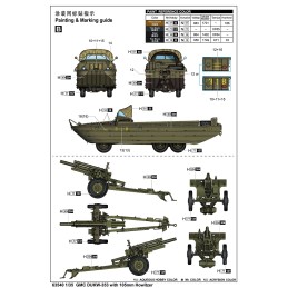 CAMION GMC ANFIBIO DUKW-353 & OBUS M-1 (105 mm) -Escala 1/35- I LOVE KIT 63540