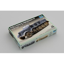 TRACTOR Sd.Kfz. 8 Schwerer Zugkraftwagen (12t) -Escala 1/72- Trumpeter 07403