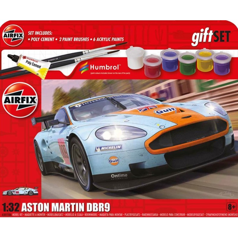 ASTON MARTIN DBR9 (Pegamento & pinturas) -Escala 1/32- Airfix A50110A