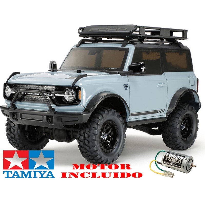 FORD BRONCO RADIO CONTROL EN KIT - ESCALA 1/10 - CHASIS CC-02 - TAMIYA 58705