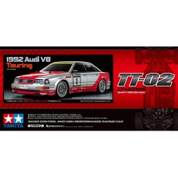 COCHE RC Audi V8 1992 Tourenwagen TT-02 1/10 TAMIYA58699