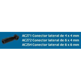 CONECTOR LATERAL 6X4MM