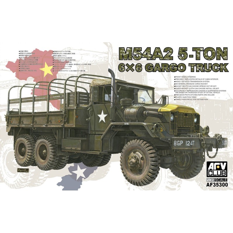 CAMION M-54 A2 (5 ton 6x6) -Escala 1/35- AFV Club AF35300