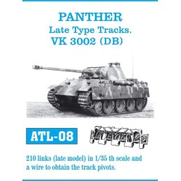 SET ORUGAS PANTHER Late Type Tracks / VK 3200 (DB) -Escala 1/35- Fruilmodel ATL-008