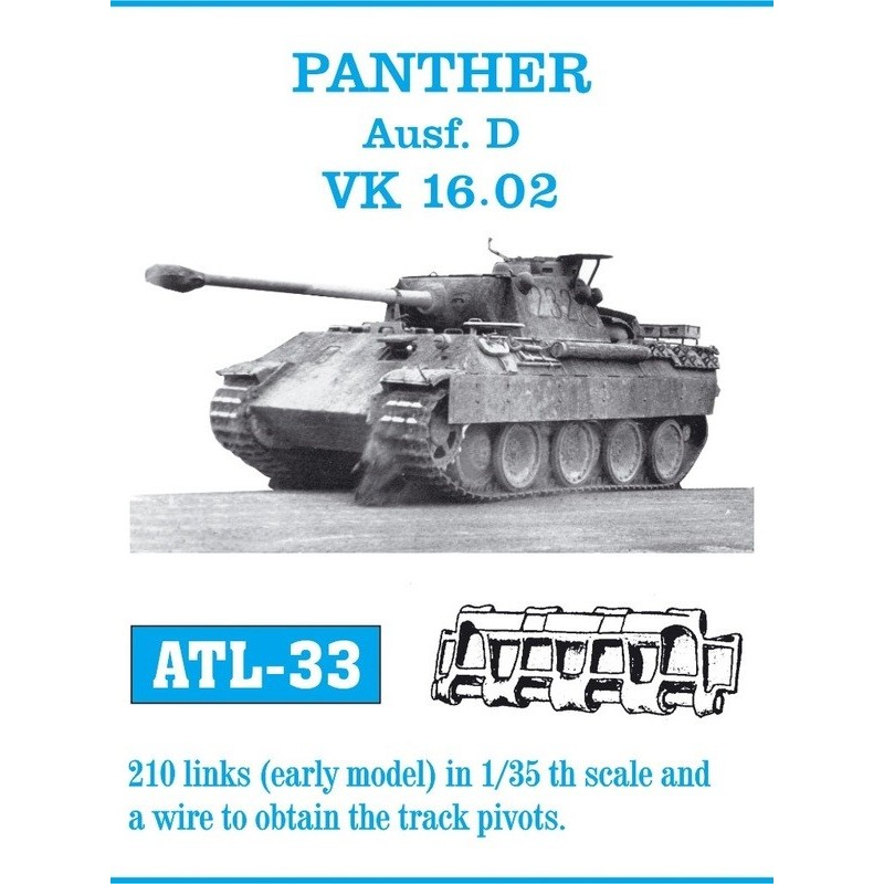 SET ORUGAS PANTHER D / VK 16.02 -Escala 1/35- Fruilmodel ATL-033