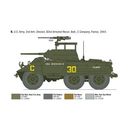 VEHICULO BLINDADO M-8 GREYHOUND -Escala 1/35- Italeri 6364