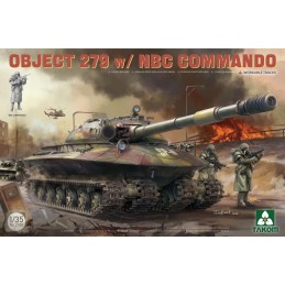 CARRO DE COMBATE Object 279 & SOLDADO NBQ -Escala 1/35- Takom 2188