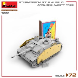 CAÑON DE ASALTO SD.KFZ. 142/1 STUG III G Abril 1943 -Escala 1/72- MiniArt 72106