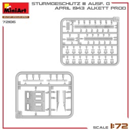 CAÑON DE ASALTO SD.KFZ. 142/1 STUG III G Abril 1943 -Escala 1/72- MiniArt 72106