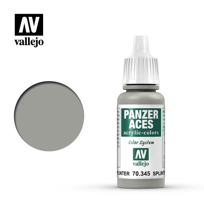 PINTURA ACRILICA BASE CAMUFLAJE SPLINTER 17 ml Panzer Aces 345