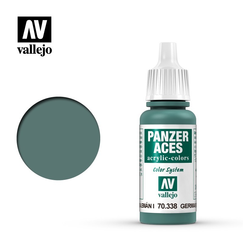 PINTURA ACRILICA UNIFORME STURMARTILLERIE LUCES 17 ml Panzer Aces 338 - Acrylicos Vallejo 70338